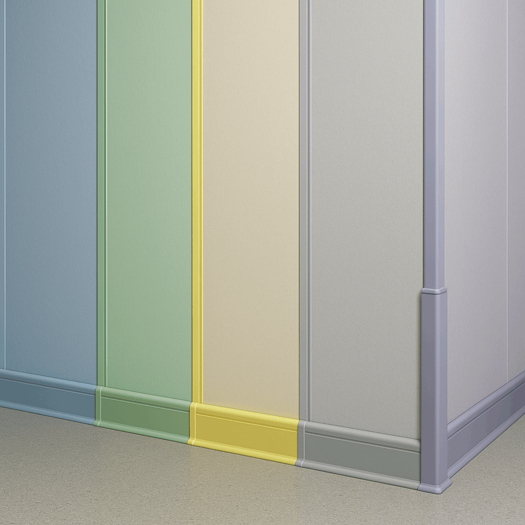 Coloured PVC Cladding Trims Profiles
